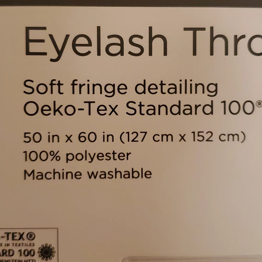 Home Expressions Eyelash Throw